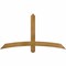 Ekena Millwork Bellingham Rough Sawn Timber Gable Bracket, Western Red Cedar, 60"W x 32"H x 4"D x 4"F, 13/12 Pitch GBW060X32X0404BEL00RWR - alternate 1